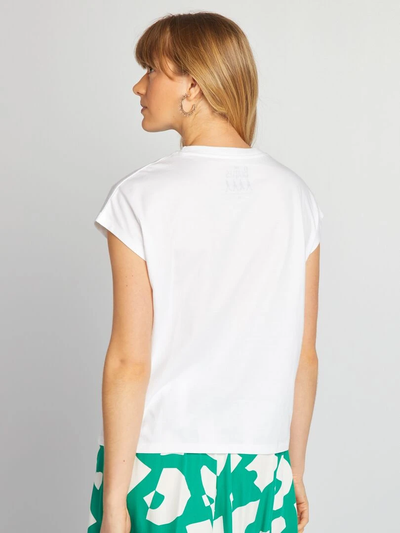 T shirt 'The Beatles'   blanc