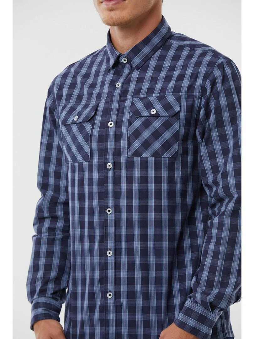 Lee Cooper   Chemise manches longues coton  DEOXY   Bleu marine