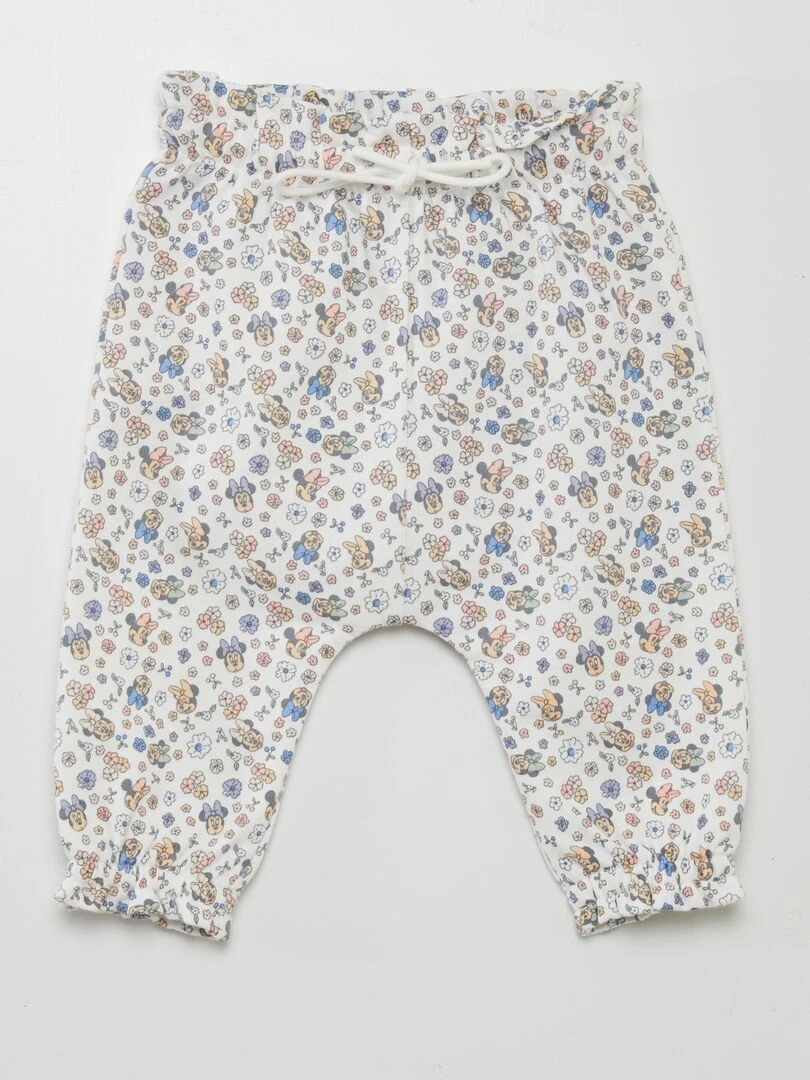 Pantalon all over 'Minnie' Blanc minnie