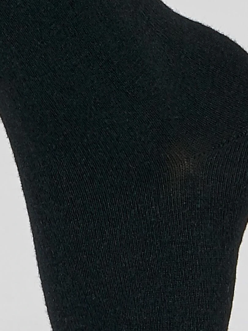 Lot de 2 paires de chaussettes soie et Thermolactyl   Damart   Noir