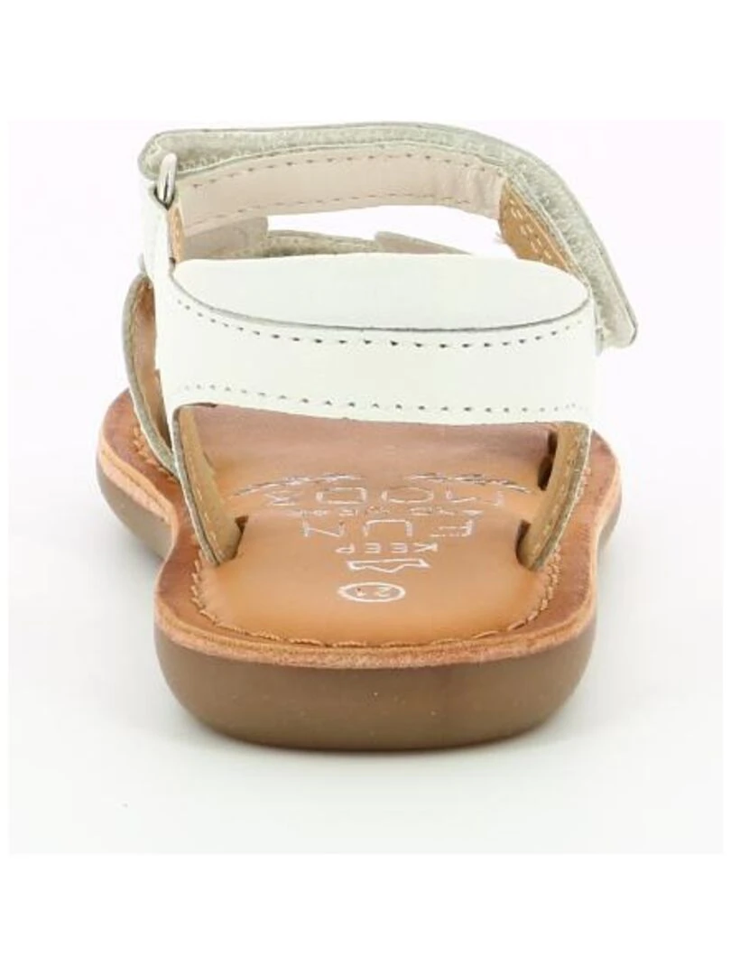 Sandales Cuir Cloonie   Blanc