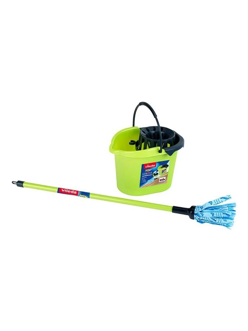 VILEDA – SET DE MÉNAGE AVEC SEAU ET BALAI À FRANGES >   Jeu d'imitation   N/A