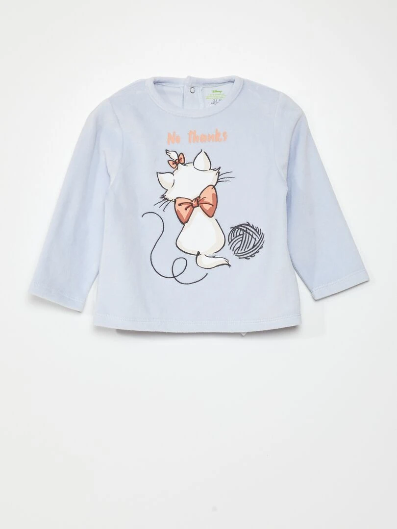 Ensemble de pyjama en velours 'Disney'   2 pièces   Bleu