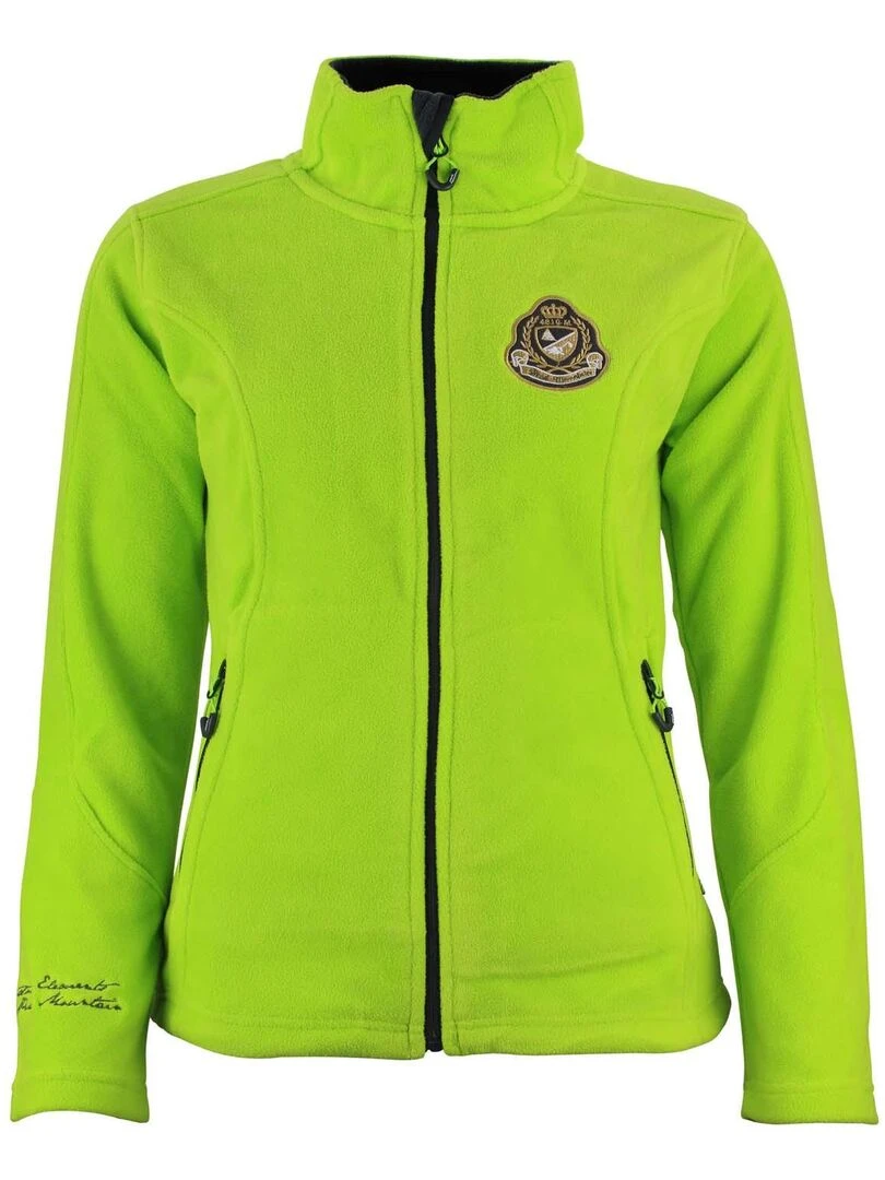 Blouson polaire femme ASAK Vert anis