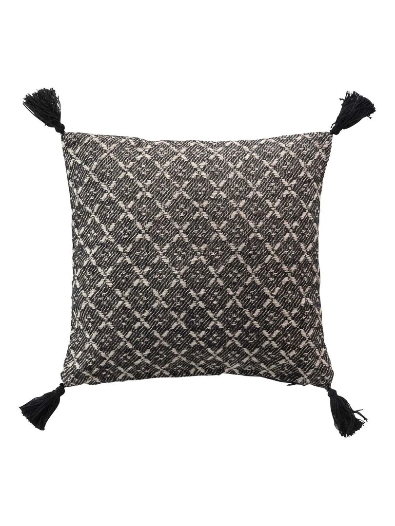 Coussin 40 x 40 cm Janna Noir