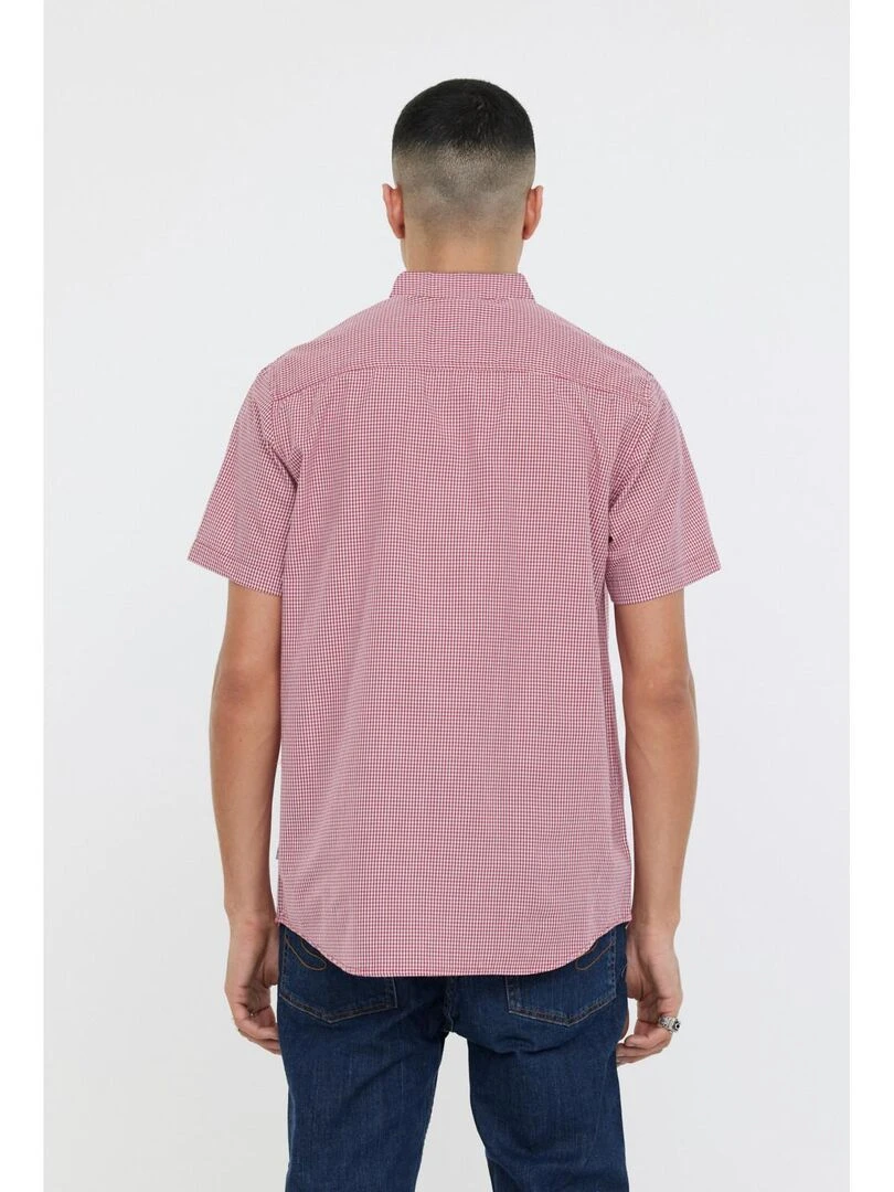 Lee Cooper   Chemise manches courtes coton comfort DIRAZ MC   Rouge