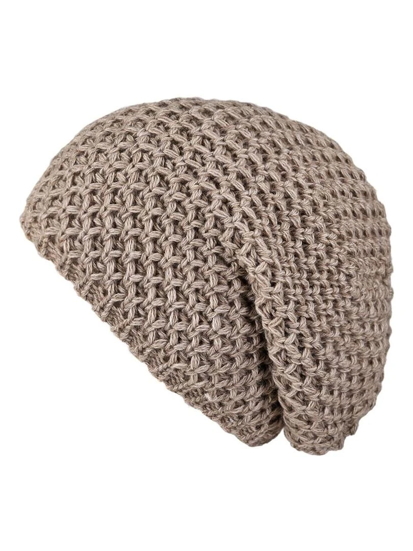 Ensemble Echarpe Bonnet Layra   Made in UE   Marron clair