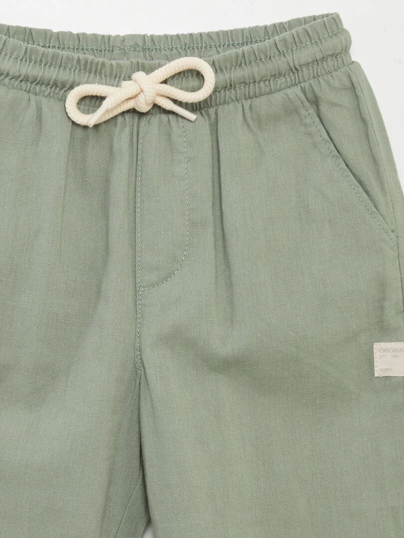 Pantalon fluide   Vert