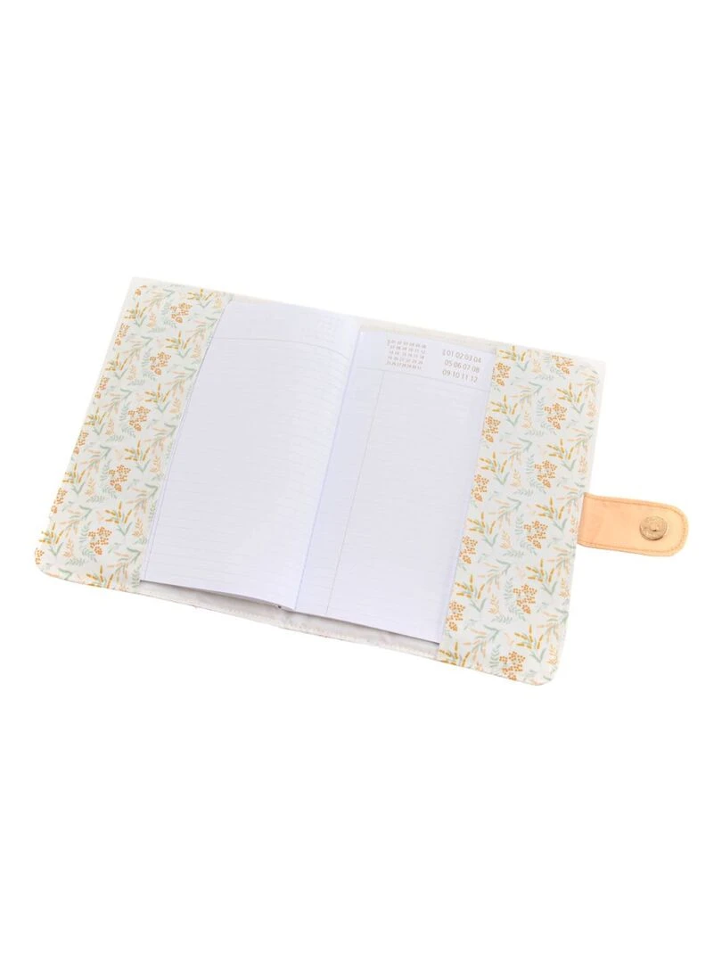 Protège carnet de santé Simon Jolie coeur Orange