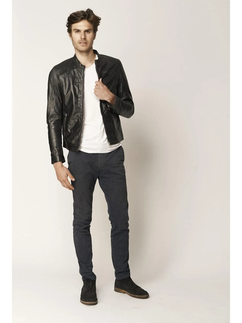 Lee Cooper Veste cuir BIRILLE Noir