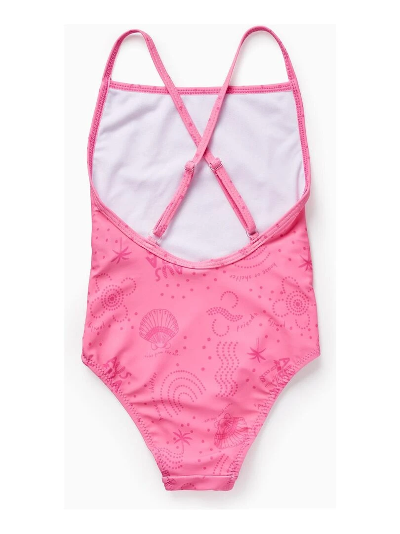 2 Maillots de Bain pour Fille 'Coquillages' Rose