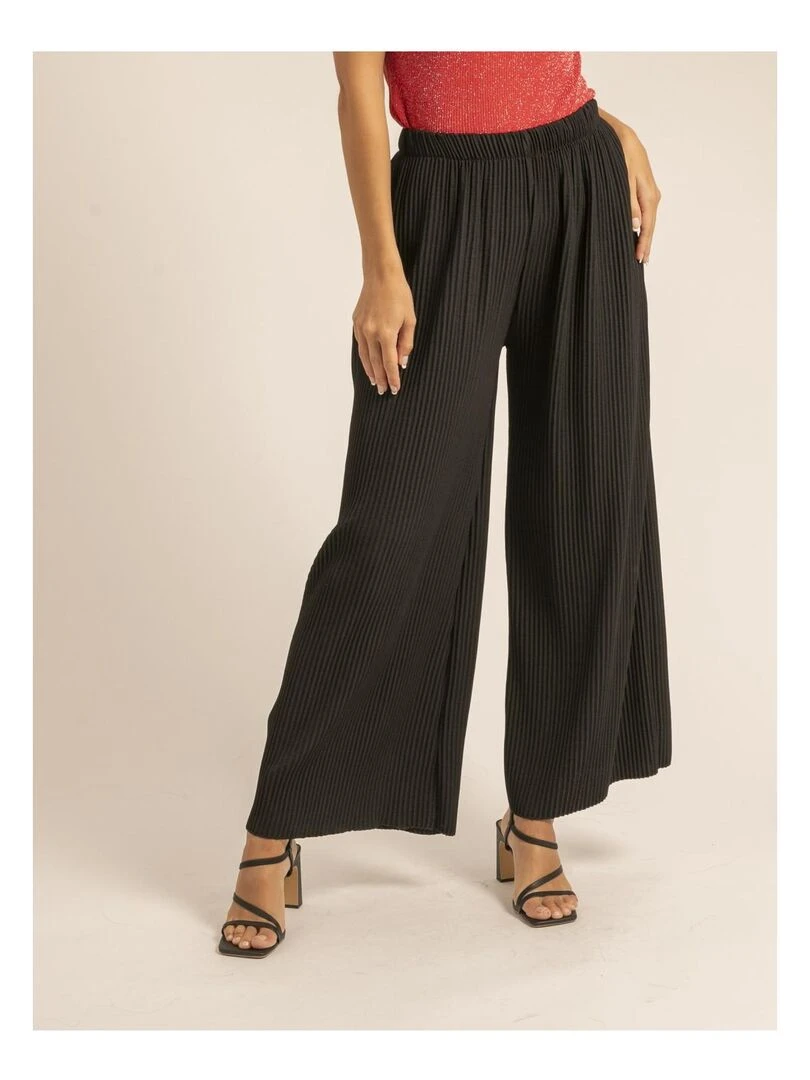 Pantalon plissé ELOU Noir