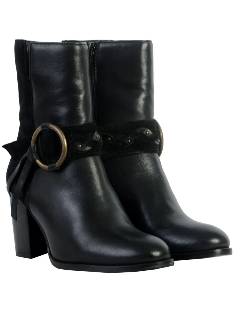 Bottes Cuir Kaporal Percy   Noir