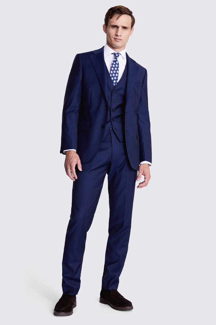 Slim Fit Navy Black Check Jacket   Buy Online at Moss