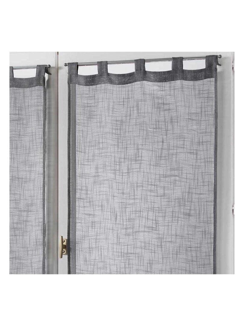 Paire Voilages 2 x Haltona Gris