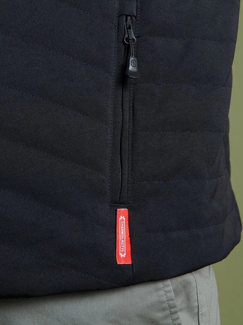Doudoune déperlante Thermolactyl manches longues homme DamartSport Noir