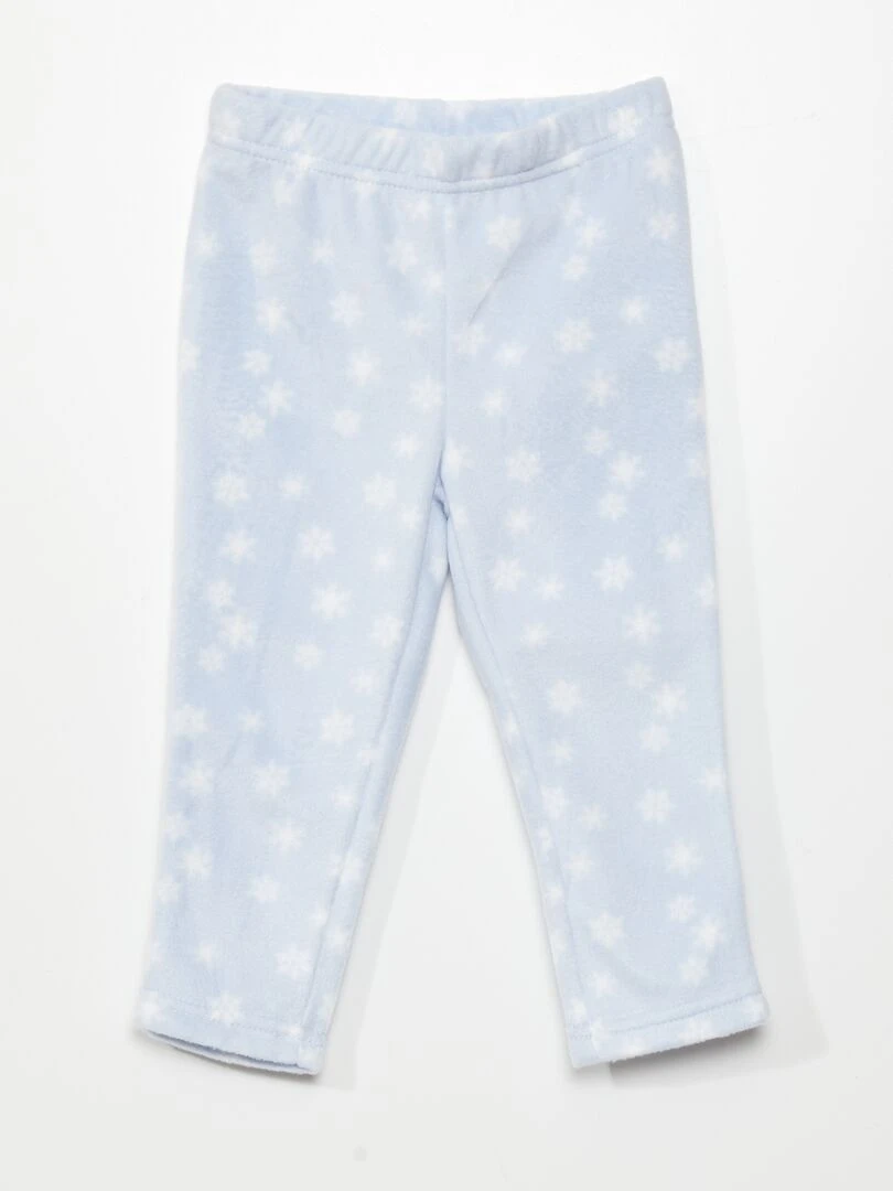 Pyjama long   imprimé 'Olaf'   2 pièces   Bleu ciel
