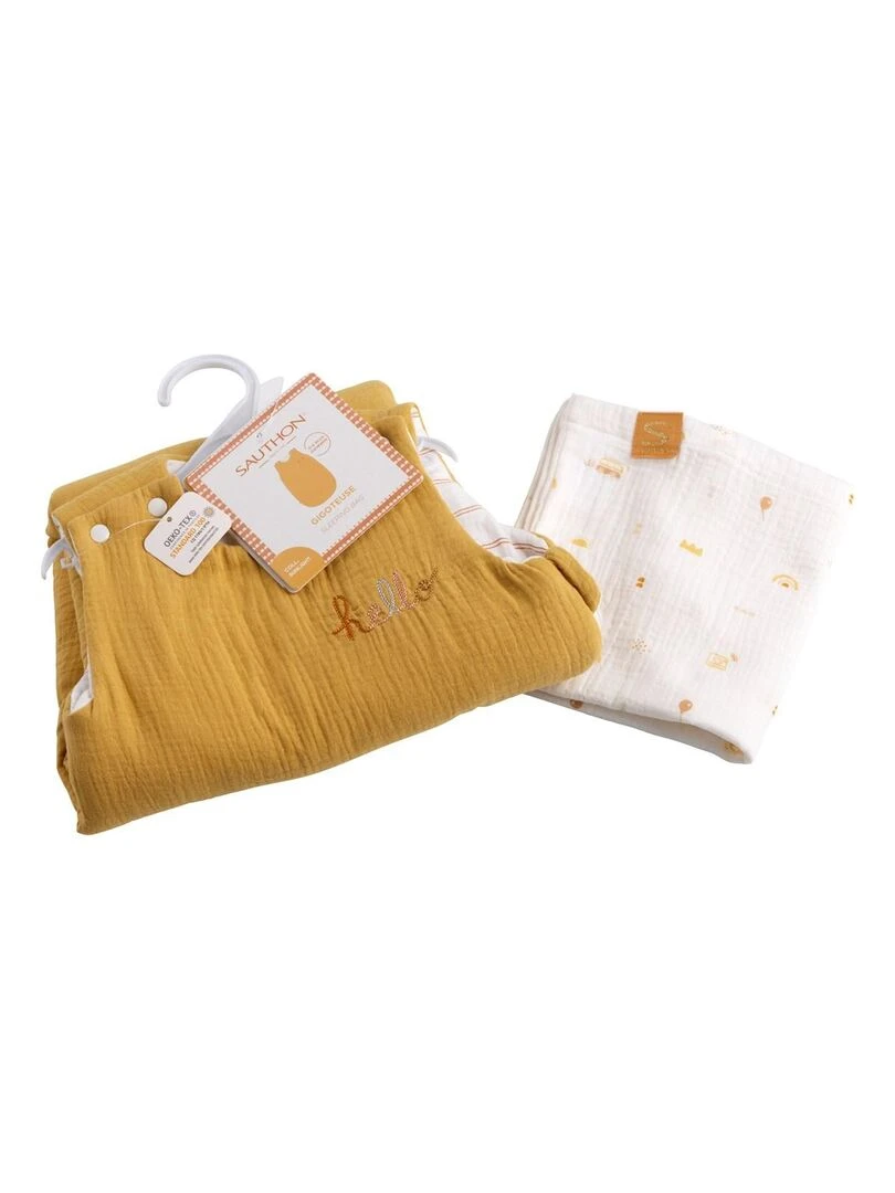 Gigoteuse ouatinée en coton   SAUTHON   Jaune