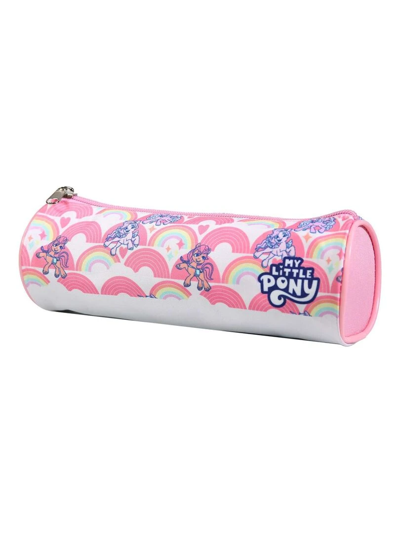 BAGTROTTER Trousse scolaire ronde My Little Pony Rose Rose