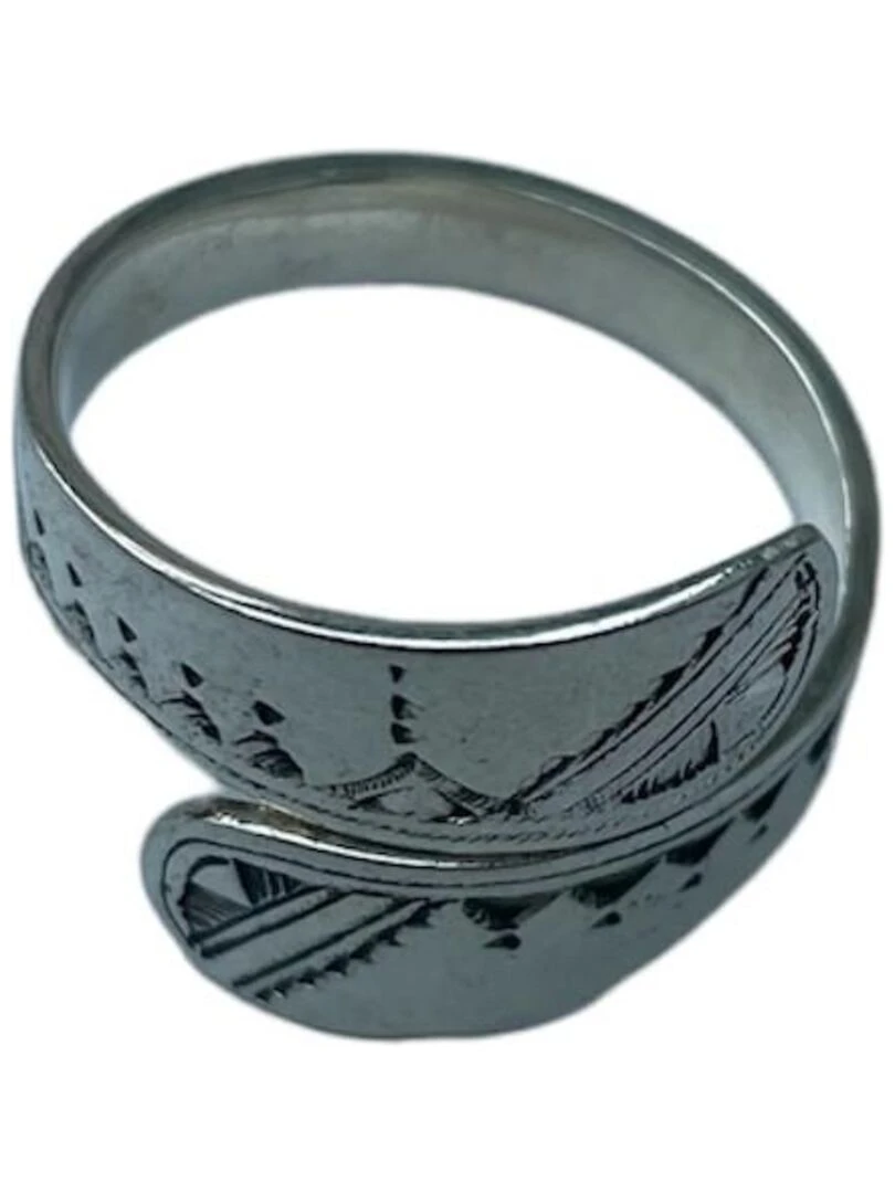 Bague ethnique Touareg argent croisée Argent
