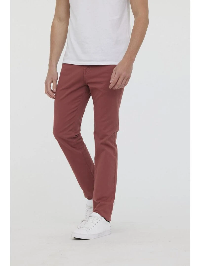 Lee Cooper   Pantalon coton straight LC126ZP 9804   Orange