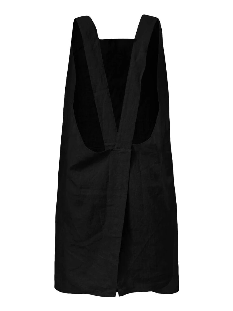Tablier de cuisine japonais 100% coton  PARIS 2024 JEUX OLYMPIQUES OR   Noir