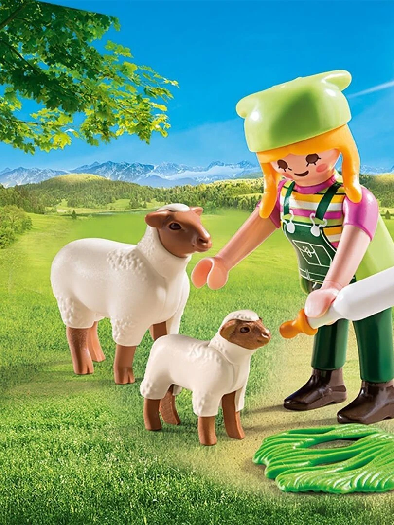 Figurines   Fermière avec moutons   N/A