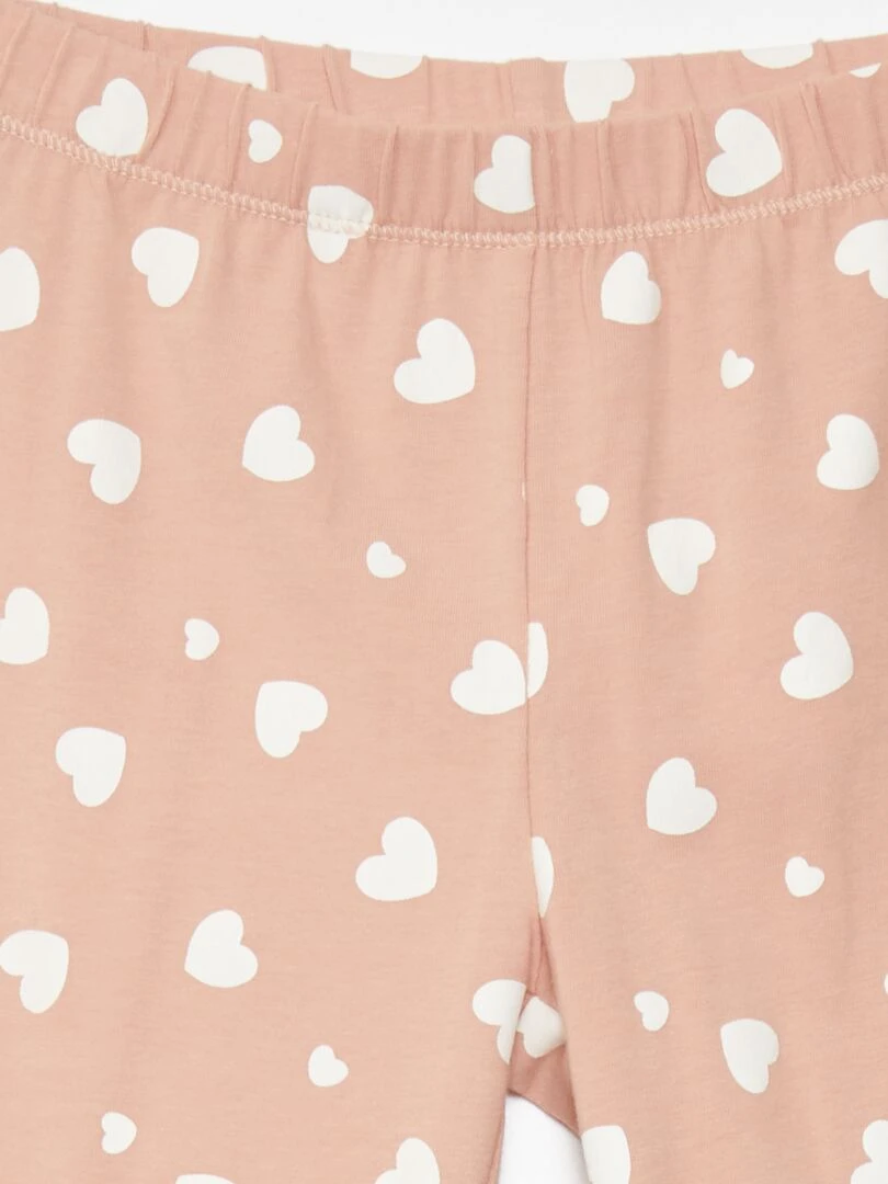 Ensemble pyjama t shirt + pantalon 'Stitch'   2 pièces   Rose