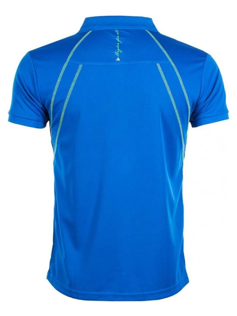 Polo manches courtes homme CALYPSE PEAK MOUNTAIN Bleu