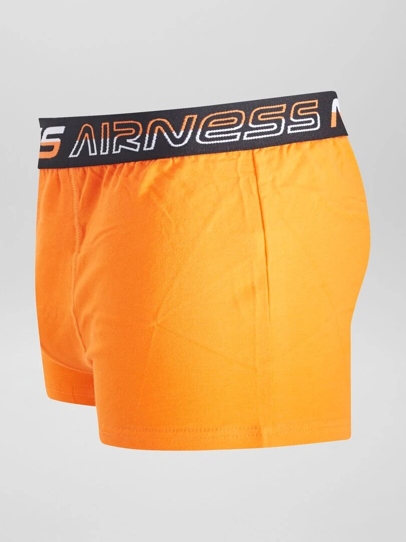 Lot de 3 boxers unis 'Airness'   Orange