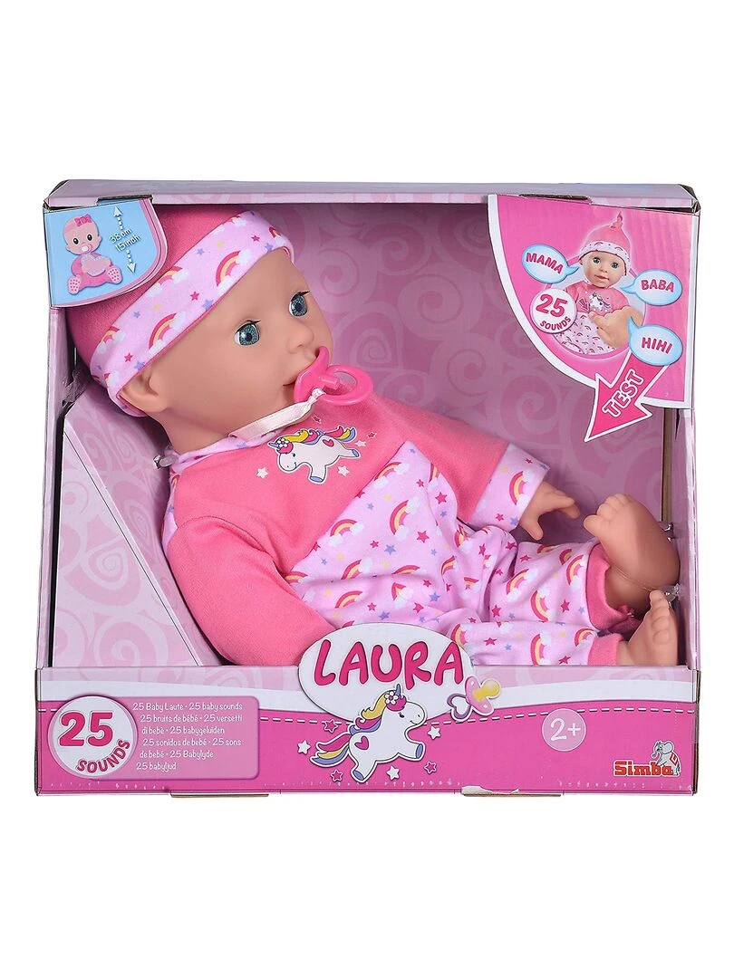 Laura chatouille moi bébé 38cm   N/A
