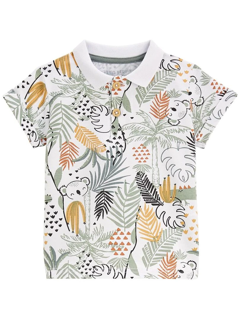 Polo enfant Hector Blanc