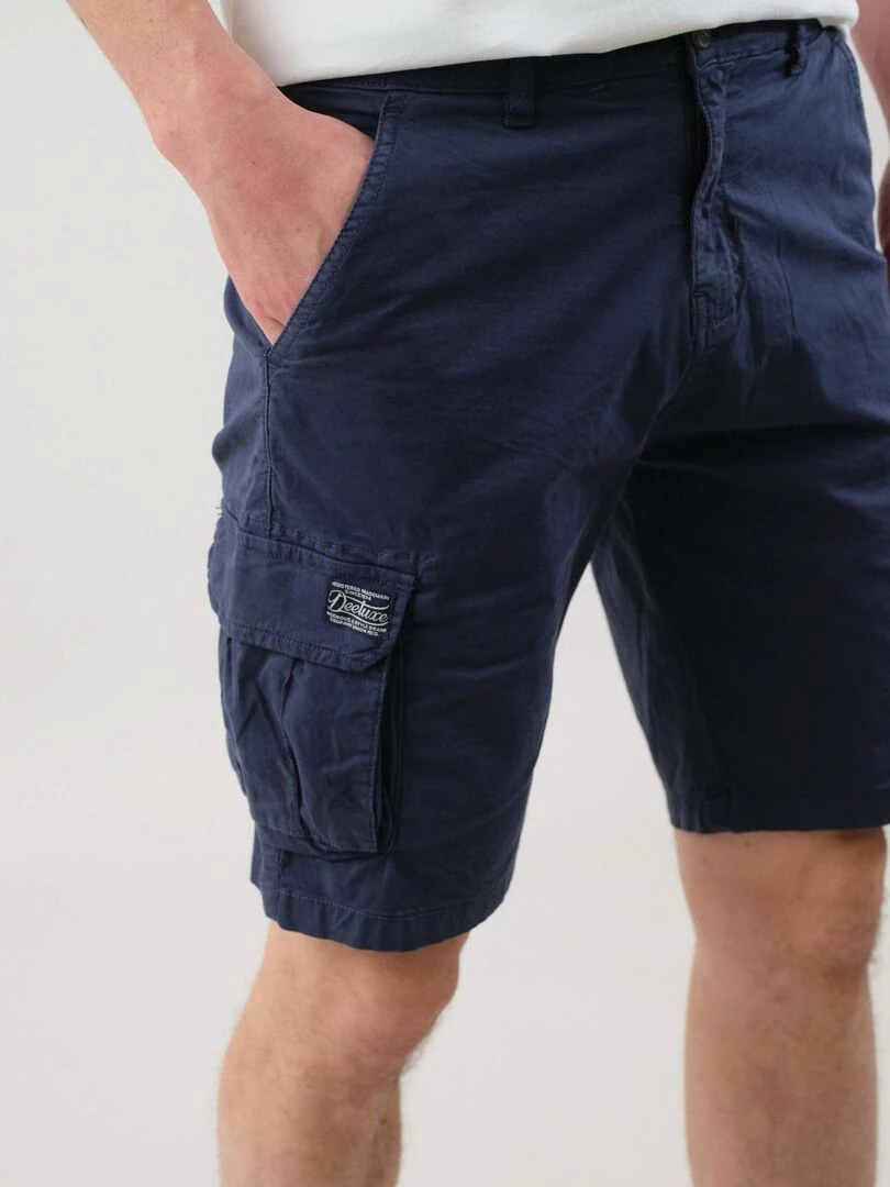Bermuda casual pour homme 'Deeluxe'   Bleu nuit