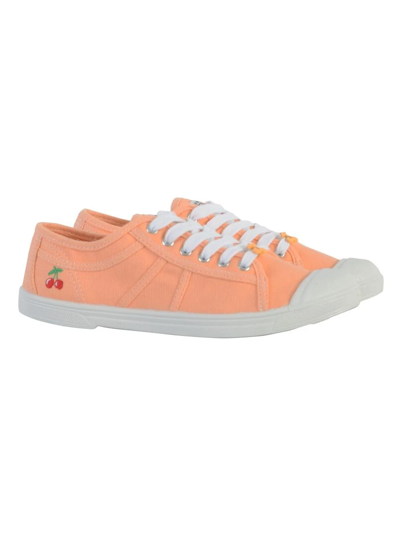 Tennis à Lacets Le Temps Des Cerises Basic 02   Beige