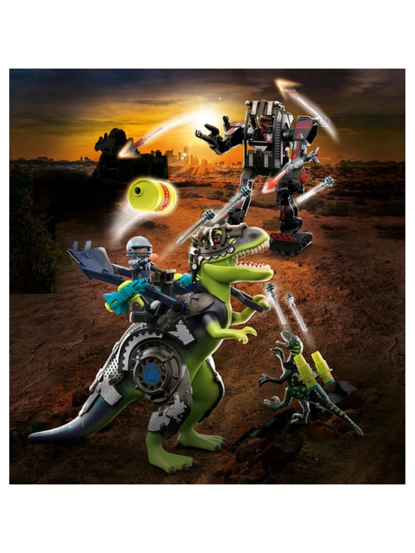 70624 Tyrannosaure Et Robot Geant 'playmobil' Dino Rise   N/A