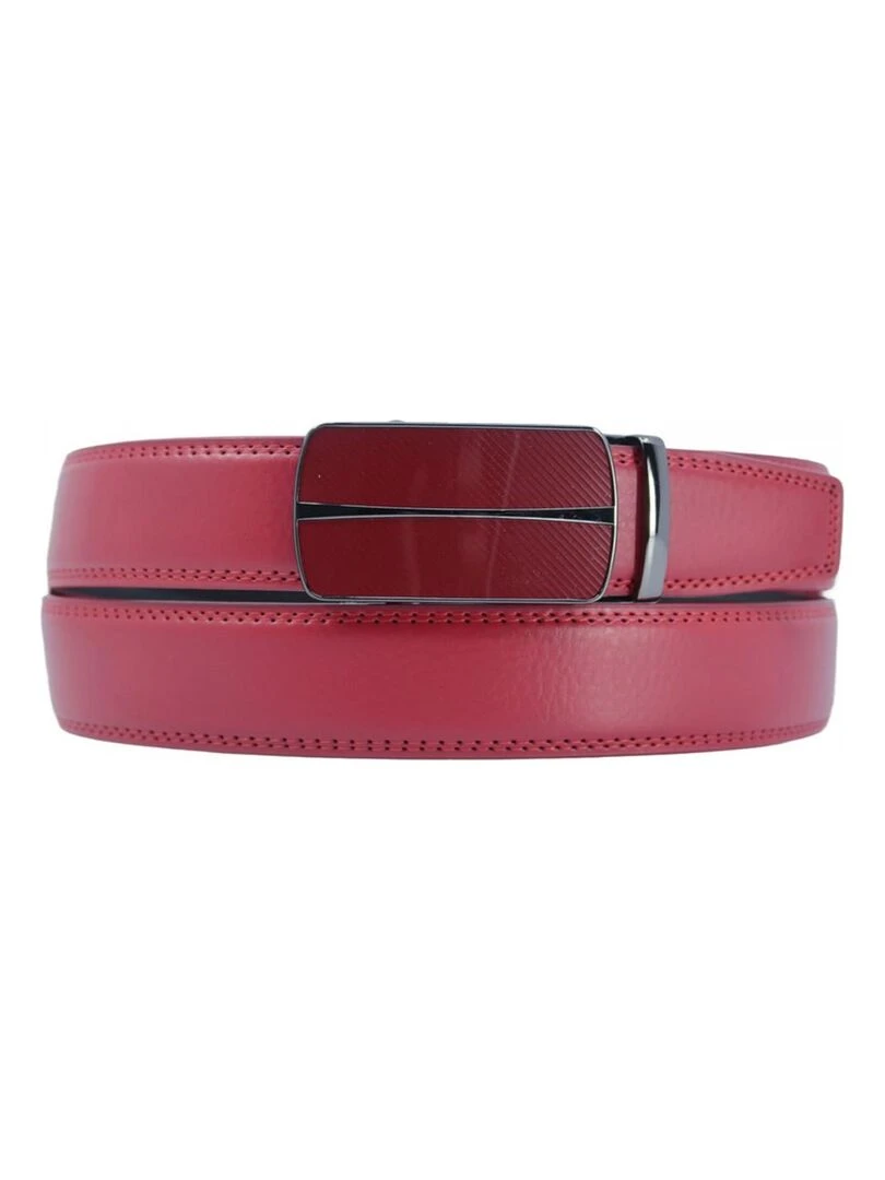 Ceinture en cuir Kebello Rouge