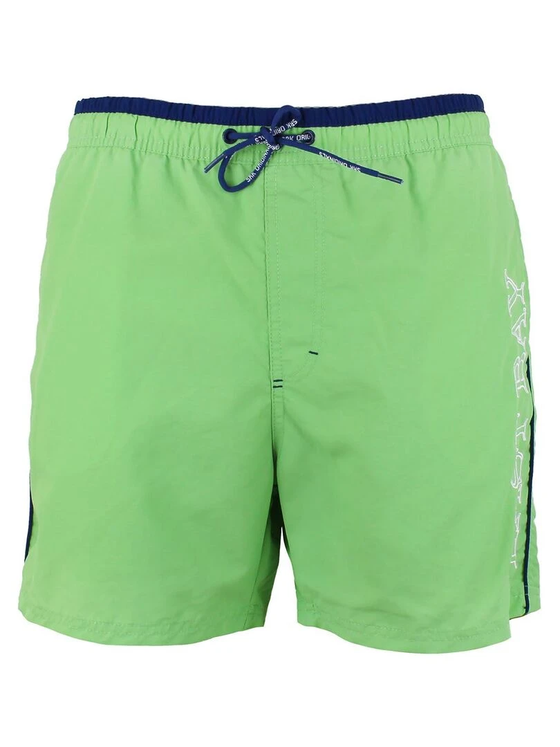 Bermuda de bain homme CIMI SRK Vert anis