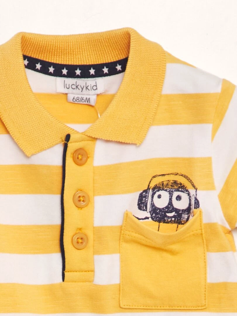 Barboteuse rayée   Jaune