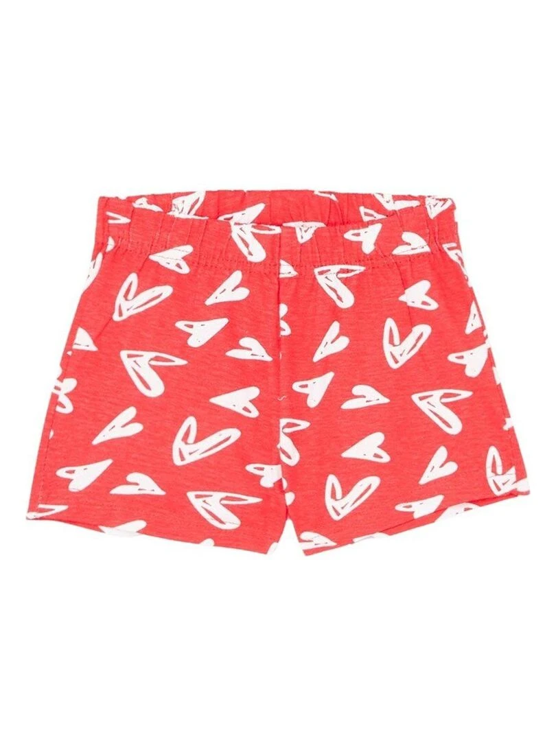 Disney   Ensemble ​​T shirt short fille Imprimé Minnie   Gris