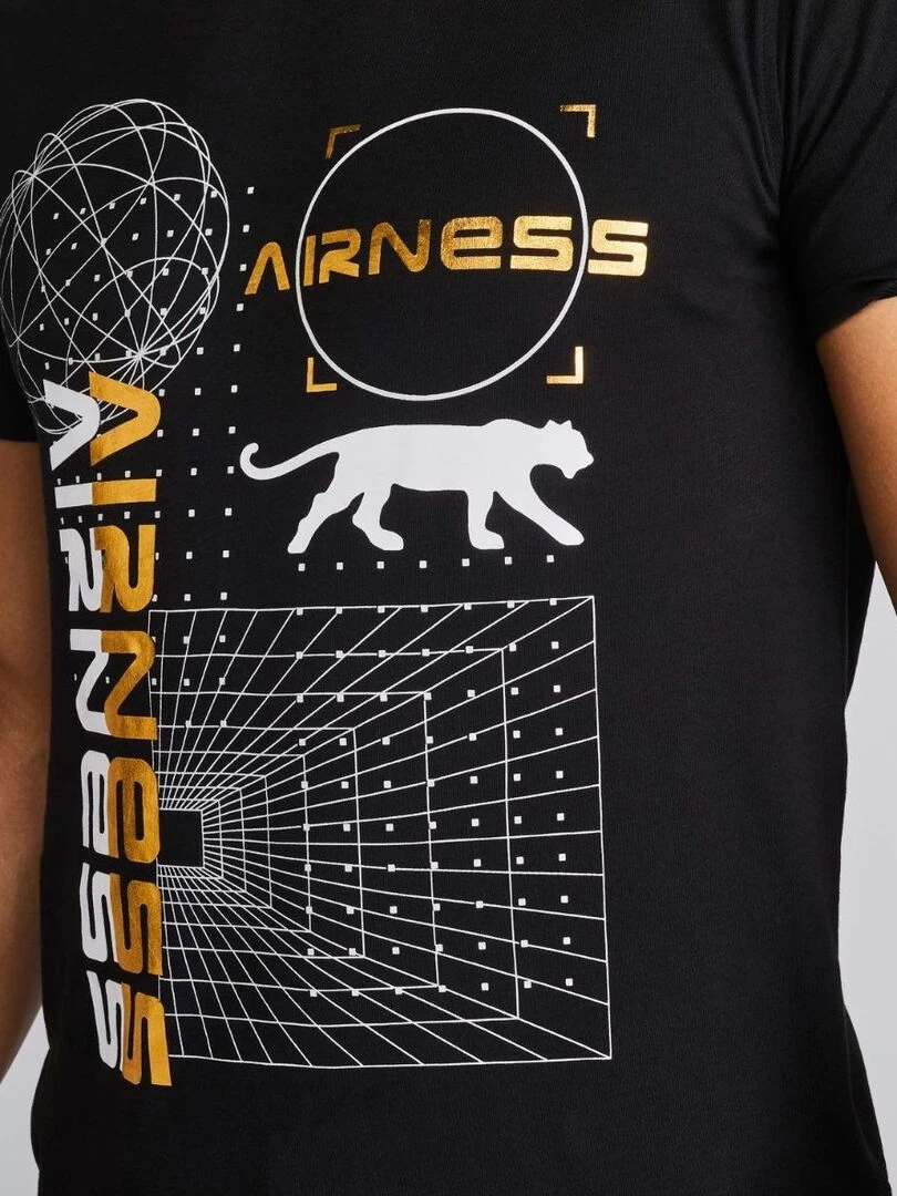TEE SHIRT GALAXY Airness   Noir