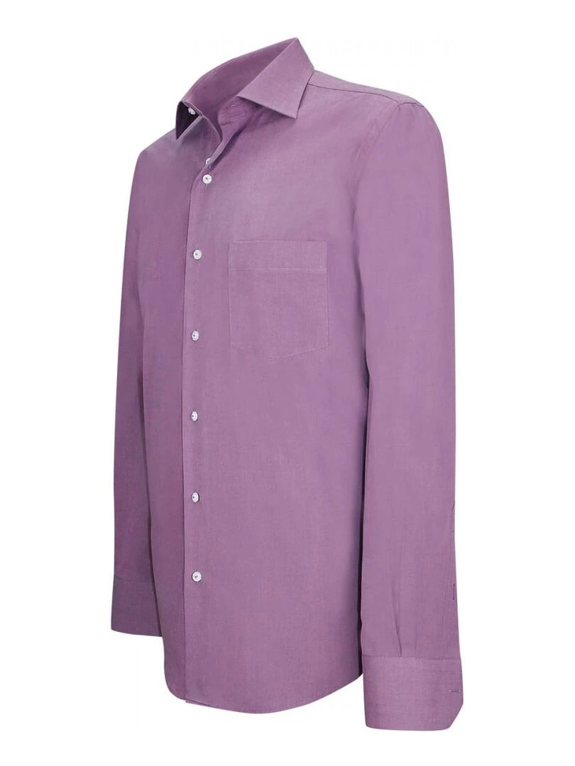 Chemise fil à fil FIRENZE   Violet