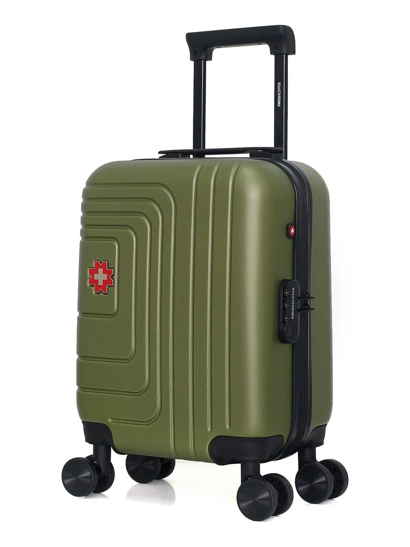 SWISS KOPPER VALISE CABINE XS RÜTI 4 ROUES 46 CM Vert kaki