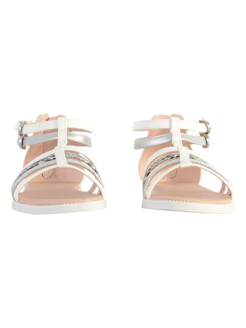 Sandale à brideboucle Geox Juniors Karly   Blanc