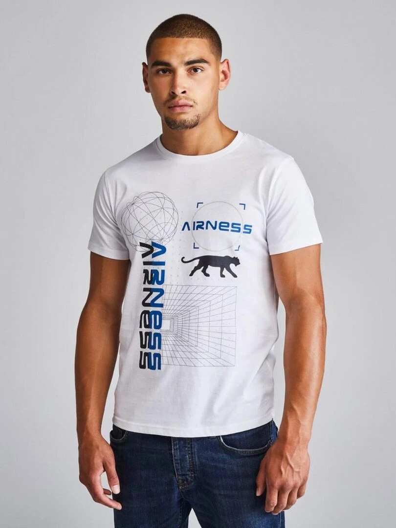 TEE SHIRT GALAXY Airness Blanc