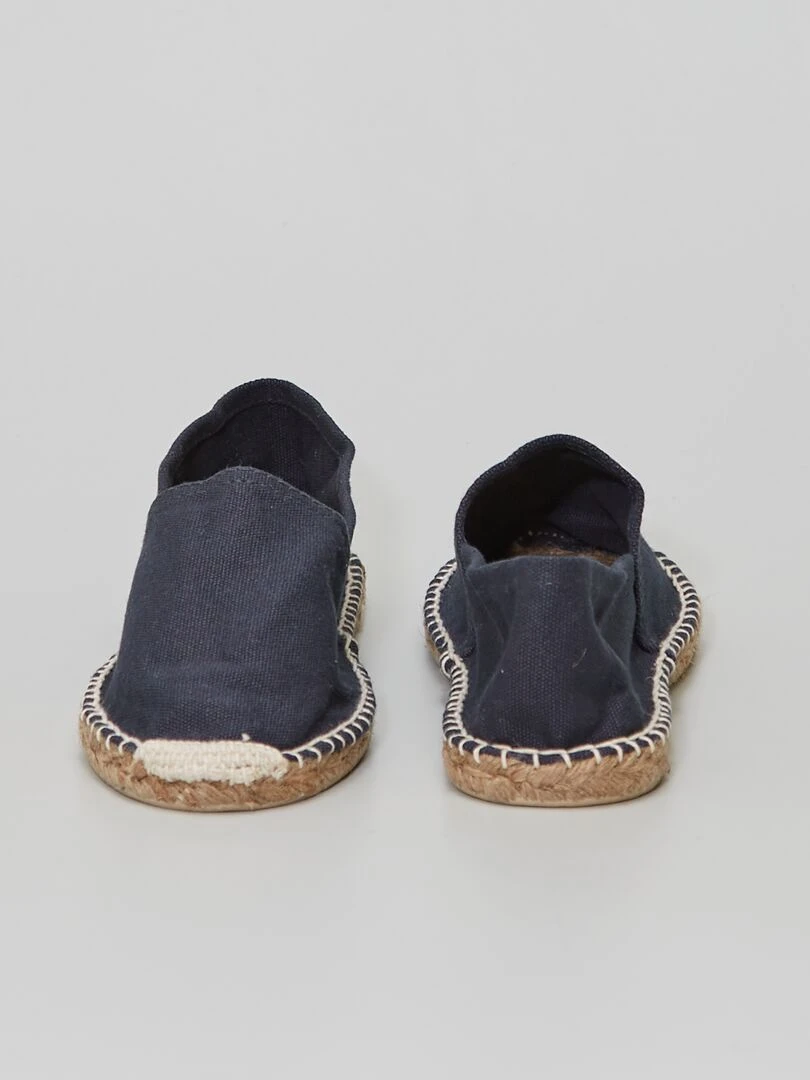 Espadrilles en toile   Bleu marine