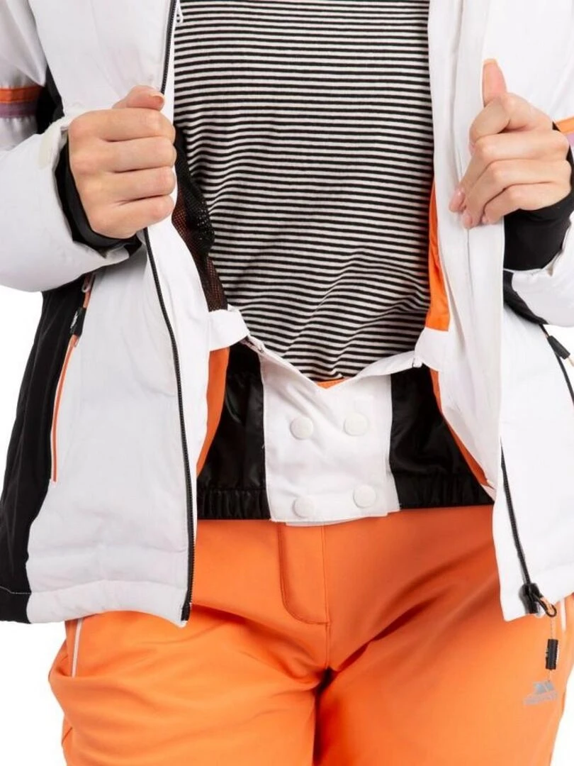 Trespass   Blouson de ski CEREMONY   Blanc