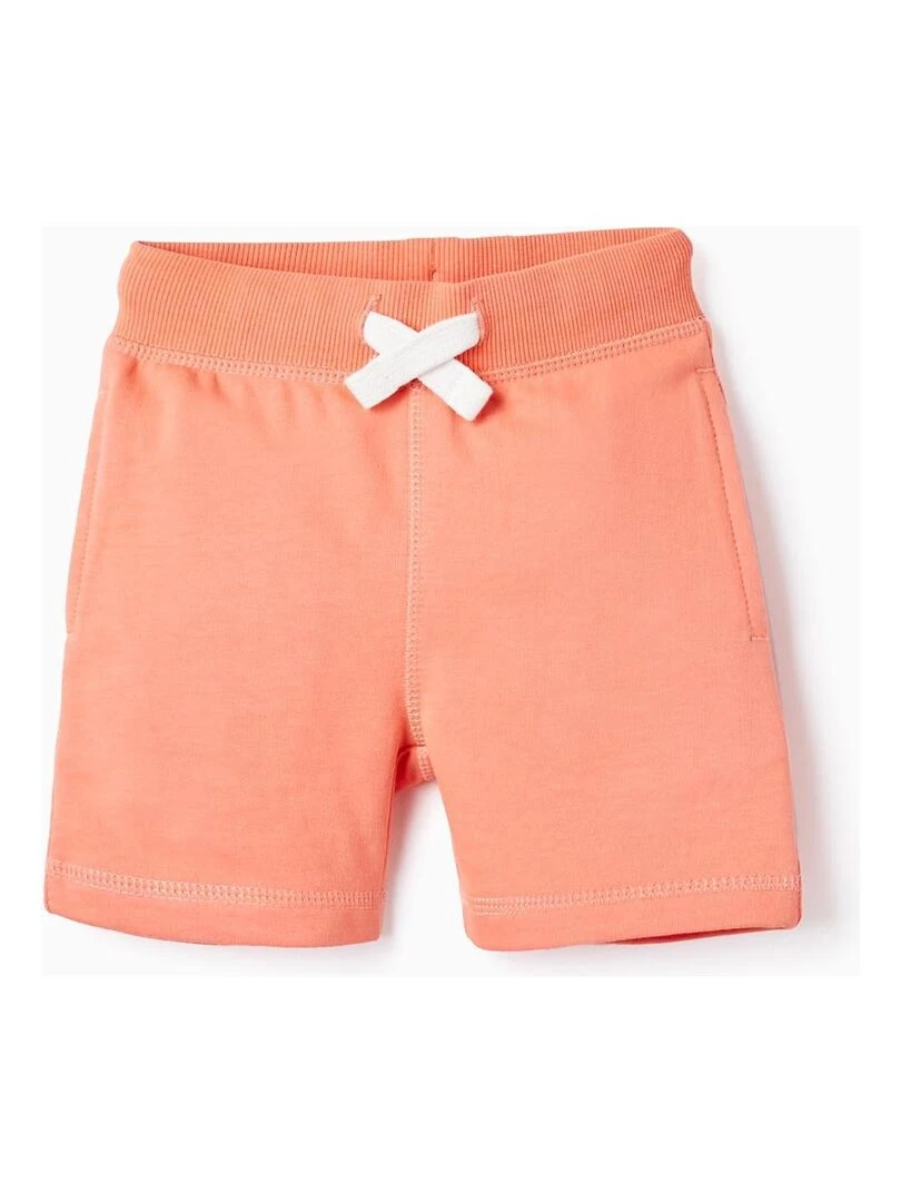 Short en Coton pour Bébé Garçon Rose