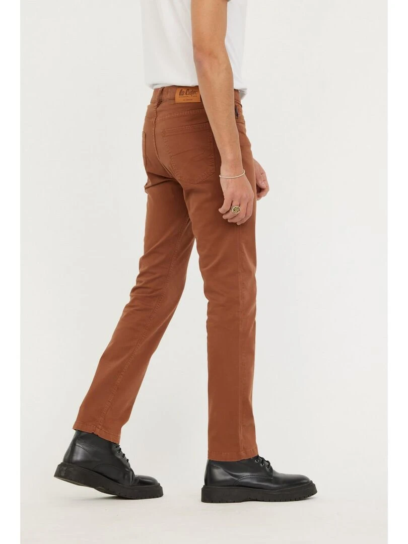Lee Cooper   Pantalon coton straight LC126ZP 10395   Camel