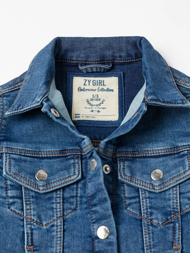 Veste en Jean pour Fille  THE WAVE TRIBE   Bleu