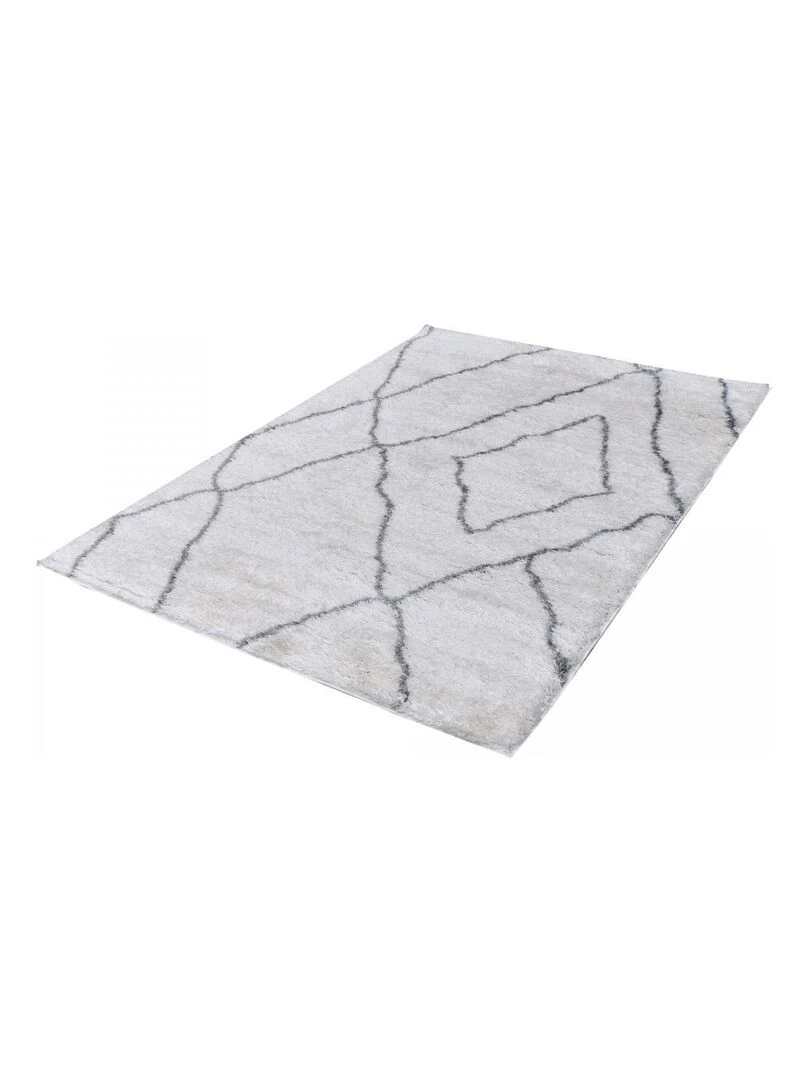Tapis shaggy DOUX 6 OEKO TEX®   Ecru